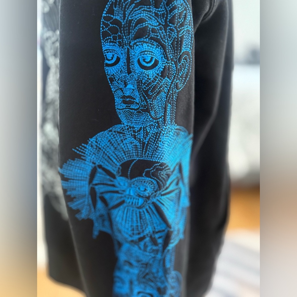 RARE Adidas x Keiichi Tanaami Embroidered Intricate Hoodie. - Picture 3 of 8